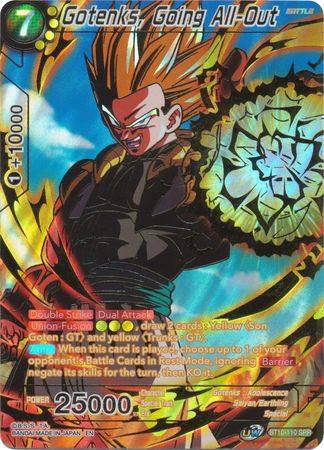 Gotenks, Going All-Out (SPR) (BT10-110) [Rise of the Unison Warrior 2nd Edition] | Shuffle n Cut Hobbies & Games