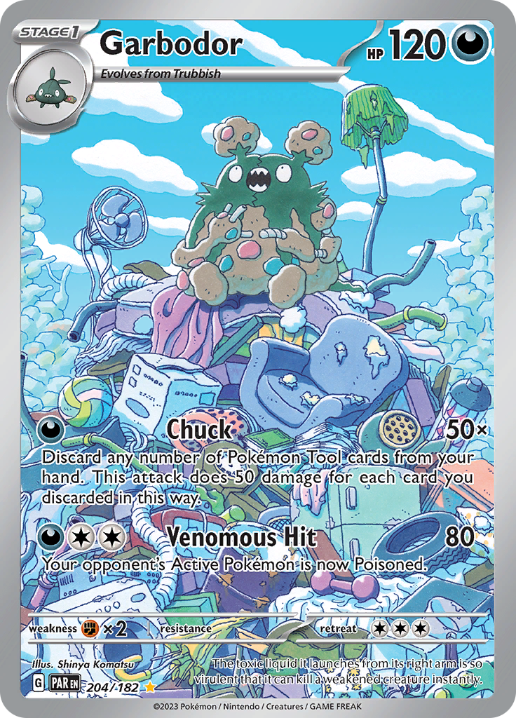 Garbodor (204/182) [Scarlet & Violet: Paradox Rift] | Shuffle n Cut Hobbies & Games