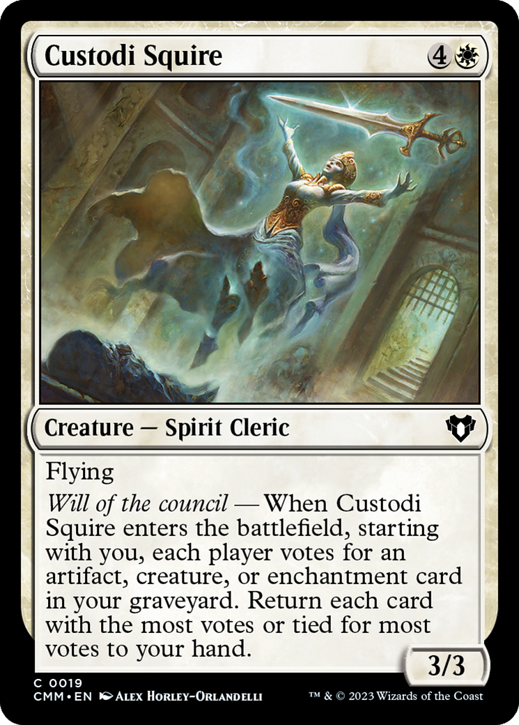 Custodi Squire [Commander Masters] | Shuffle n Cut Hobbies & Games