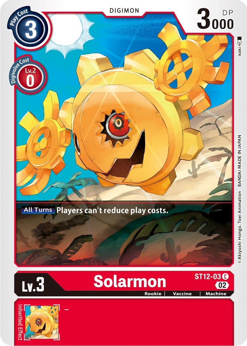 Solarmon [ST12-03] [Starter Deck: Jesmon] | Shuffle n Cut Hobbies & Games