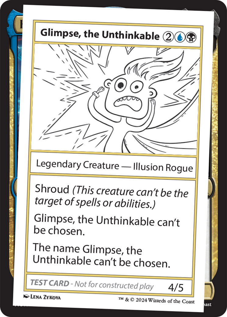 Glimpse, the Unthinkable [Mystery Booster 2 Playtest Cards] | Shuffle n Cut Hobbies & Games