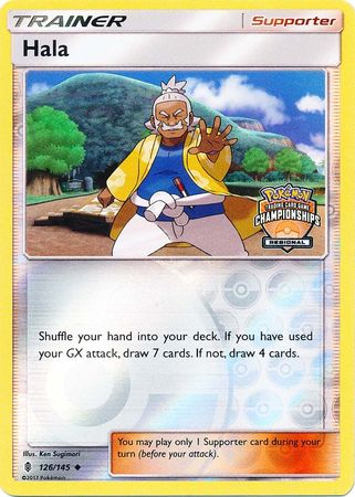 Hala (126/145) (Regional Championship Promo) [Sun & Moon: Guardians Rising] | Shuffle n Cut Hobbies & Games