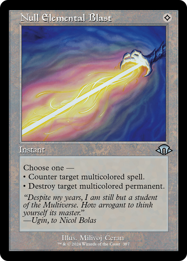 Null Elemental Blast (Retro) [Modern Horizons 3] | Shuffle n Cut Hobbies & Games