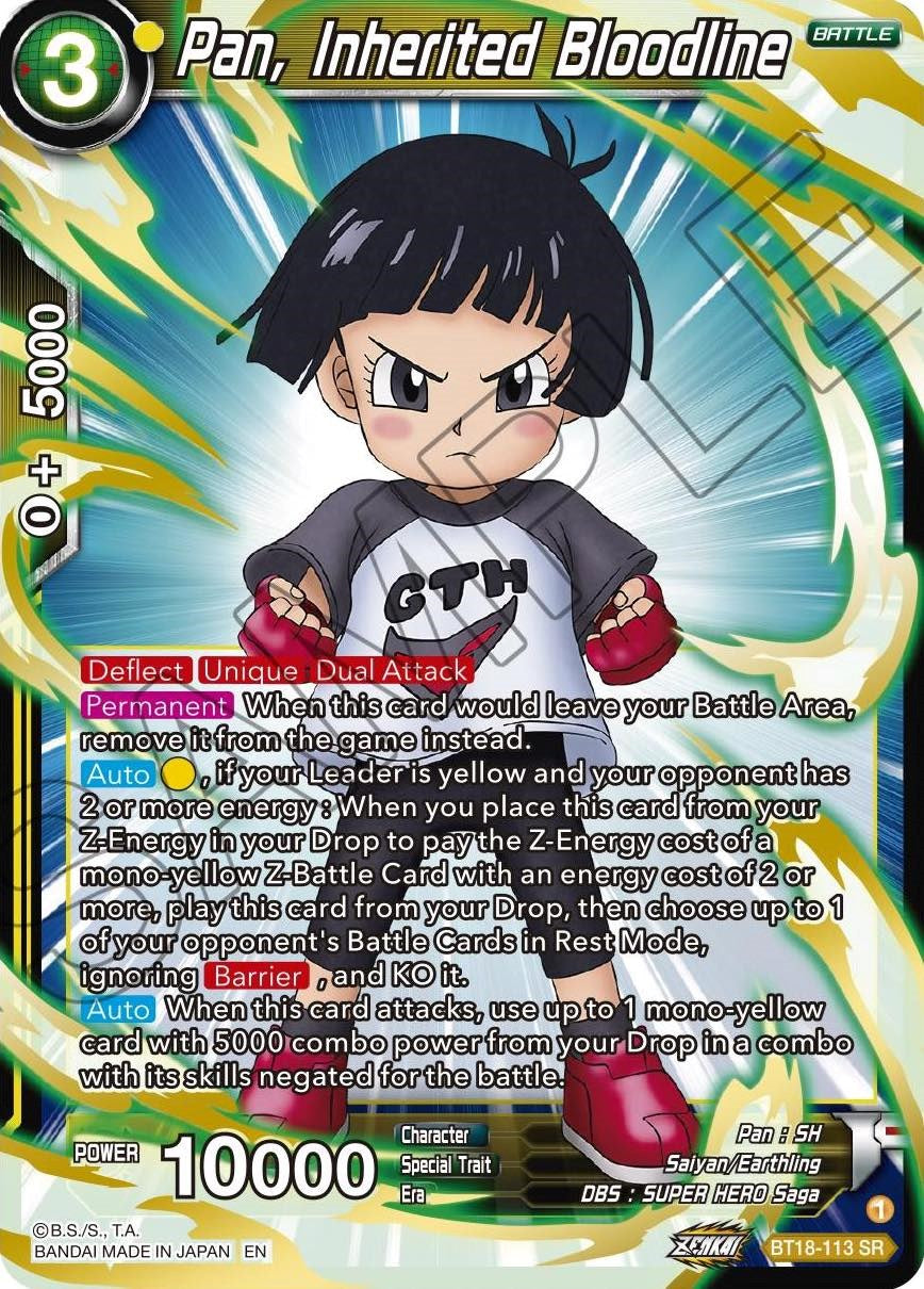 Pan, Inherited Bloodline (BT18-113) [Promotion Cards] | Shuffle n Cut Hobbies & Games