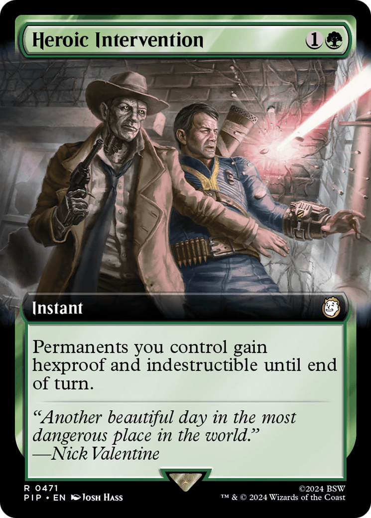 Heroic Intervention (Extended Art) [Fallout] | Shuffle n Cut Hobbies & Games