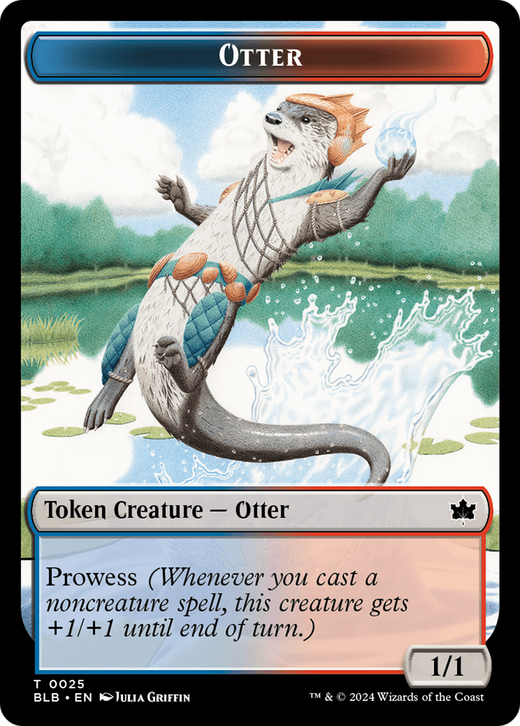 Otter Token [Bloomburrow Tokens] | Shuffle n Cut Hobbies & Games