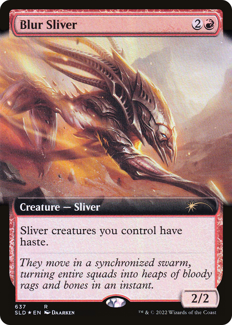 Blur Sliver (Extended Art) [Secret Lair Drop Promos] | Shuffle n Cut Hobbies & Games