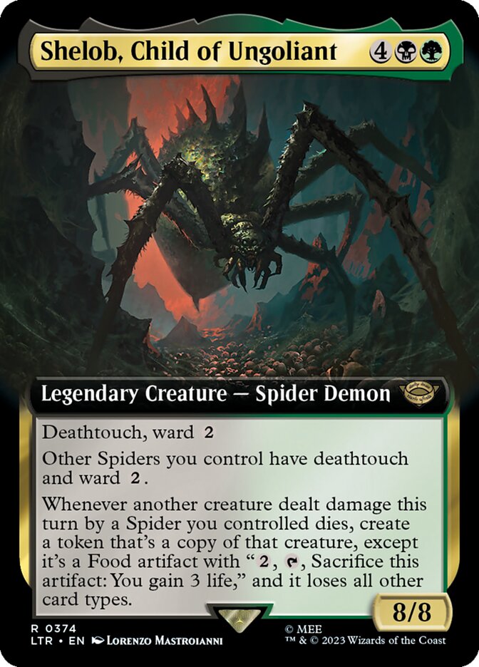 Shelob, Child of Ungoliant (Extended Art) [The Lord of the Rings: Tales of Middle-Earth] | Shuffle n Cut Hobbies & Games