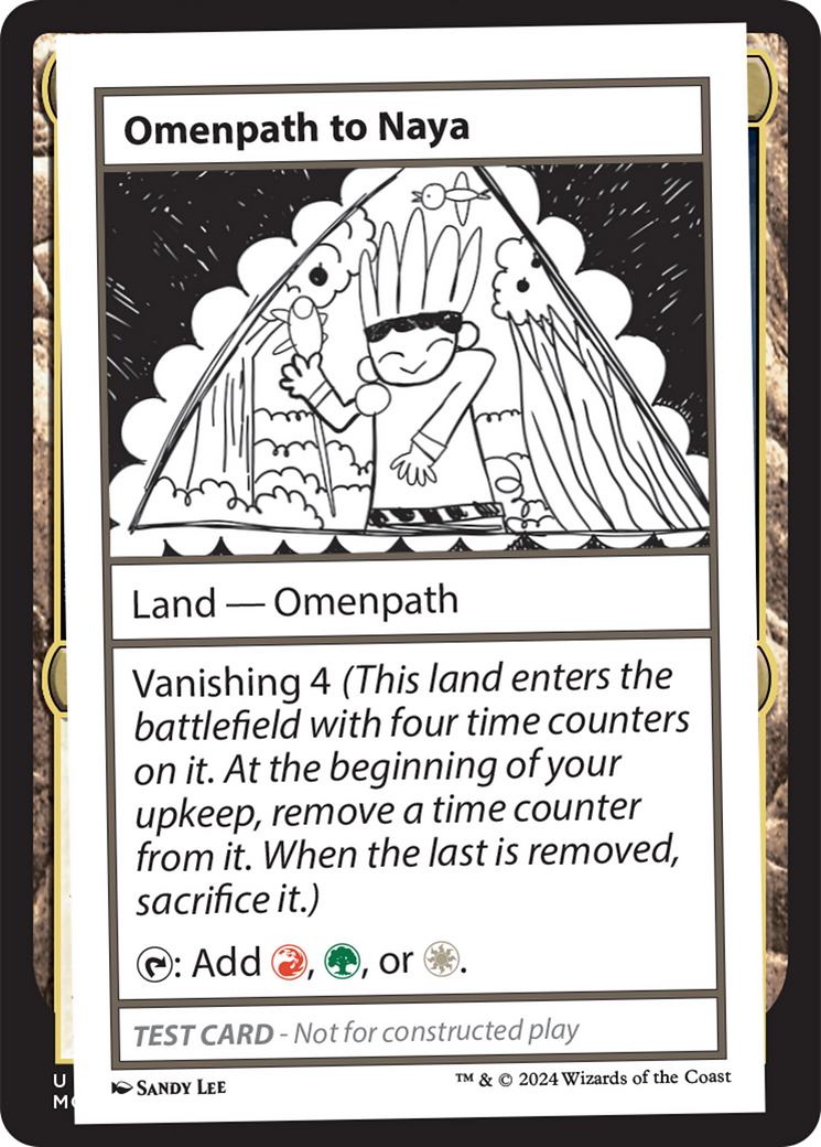 Omenpath to Naya [Mystery Booster 2 Playtest Cards] | Shuffle n Cut Hobbies & Games