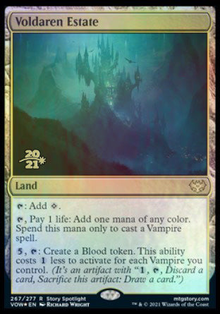 Voldaren Estate [Innistrad: Crimson Vow Prerelease Promos] | Shuffle n Cut Hobbies & Games