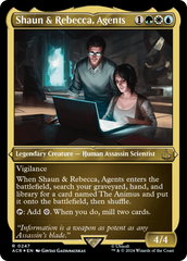 Shaun & Rebecca, Agents (Foil Etched) [Assassin's Creed] | Shuffle n Cut Hobbies & Games