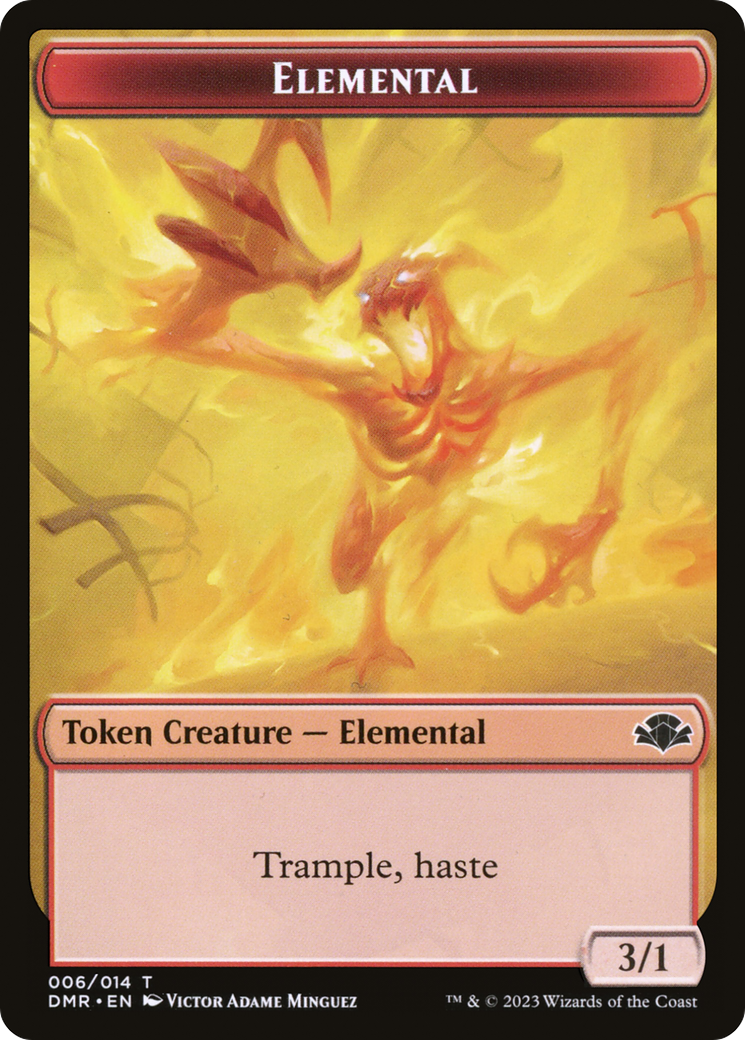 Elemental Token [Dominaria Remastered Tokens] | Shuffle n Cut Hobbies & Games