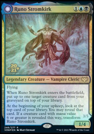 Runo Stromkirk // Krothuss, Lord of the Deep [Innistrad: Crimson Vow Prerelease Promos] | Shuffle n Cut Hobbies & Games