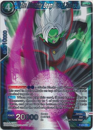 The Almighty Beam Fused Zamasu (P-011) [Promotion Cards] | Shuffle n Cut Hobbies & Games