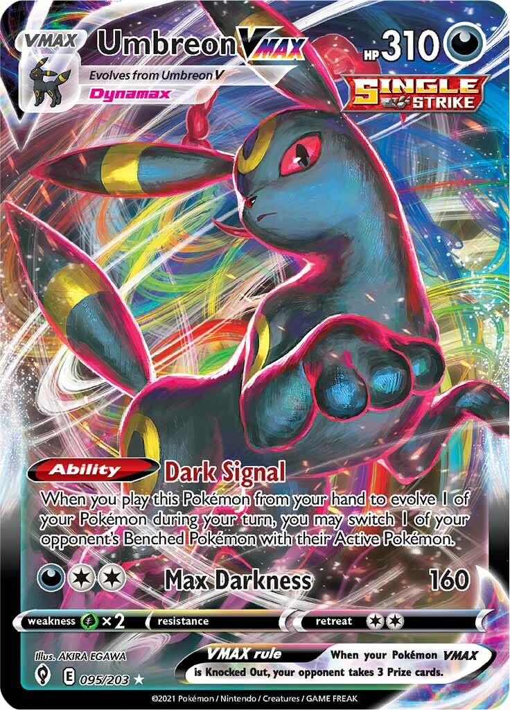 Umbreon VMAX (095/203) [Sword & Shield: Evolving Skies] | Shuffle n Cut Hobbies & Games