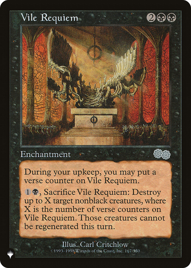 Vile Requiem (USG) [The List] | Shuffle n Cut Hobbies & Games