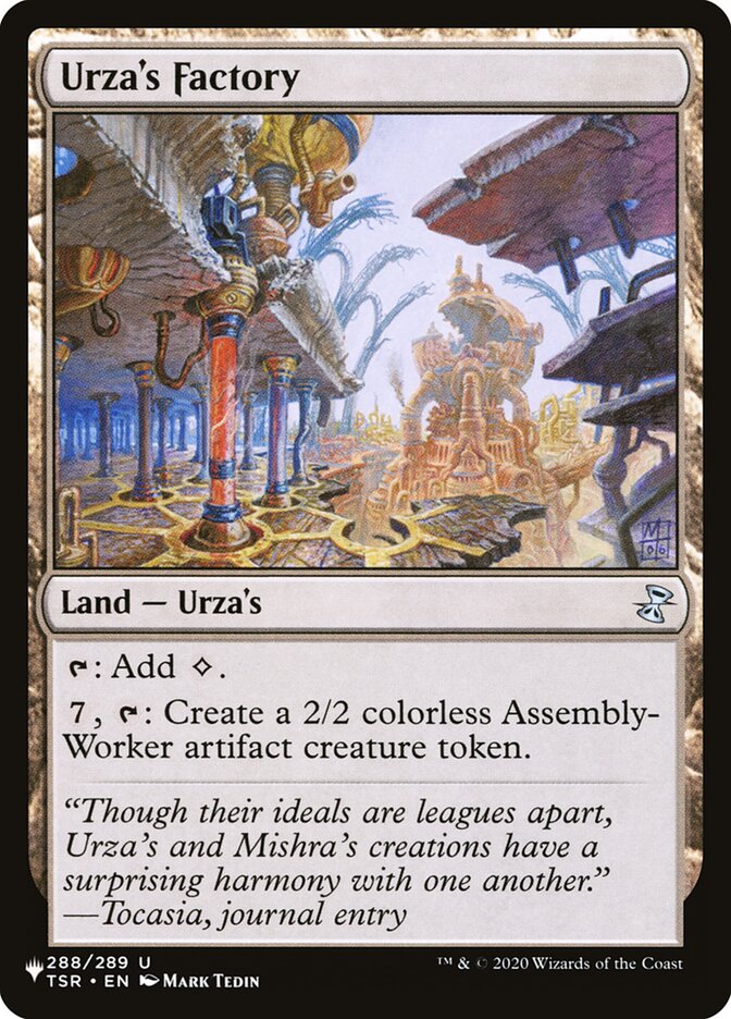 Urza's Factory [The List] | Shuffle n Cut Hobbies & Games