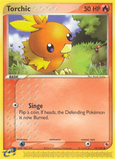 Torchic (74/109) [EX: Ruby & Sapphire] | Shuffle n Cut Hobbies & Games