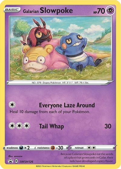 Galarian Slowpoke (SWSH126) [Sword & Shield: Black Star Promos] | Shuffle n Cut Hobbies & Games