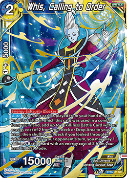 Whis, Calling to Order (BT16-131) [Realm of the Gods] | Shuffle n Cut Hobbies & Games