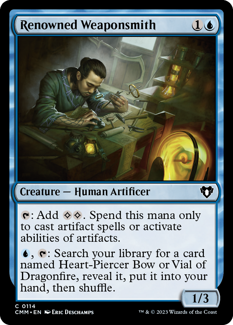 Renowned Weaponsmith [Commander Masters] | Shuffle n Cut Hobbies & Games