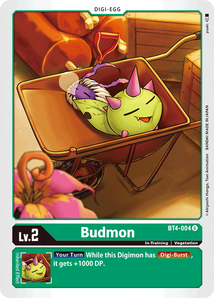 Budmon [BT4-004] [Great Legend] | Shuffle n Cut Hobbies & Games