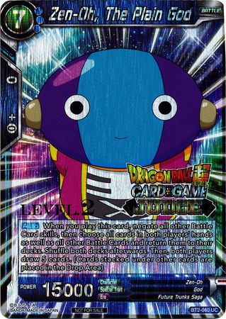 Zen-Oh, The Plain God (Level 2) (BT2-060) [Judge Promotion Cards] | Shuffle n Cut Hobbies & Games