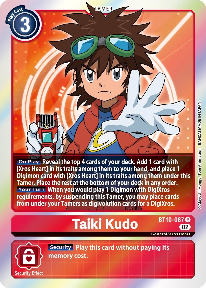 Taiki Kudo [BT10-087] [Xros Encounter] | Shuffle n Cut Hobbies & Games