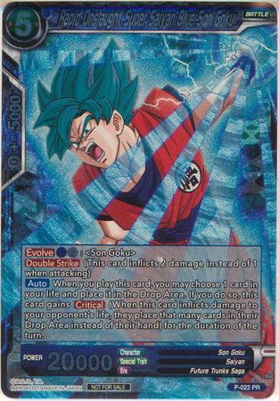 Rapid Onslaught Super Saiyan Blue Son Goku (P-022) [Promotion Cards] | Shuffle n Cut Hobbies & Games