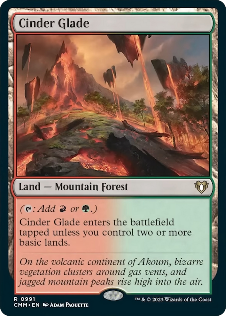 Cinder Glade [Commander Masters] | Shuffle n Cut Hobbies & Games