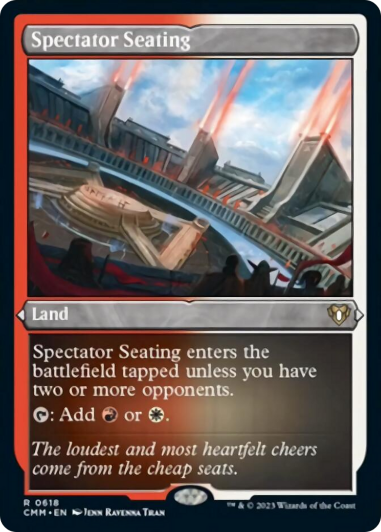 Spectator Seating (Foil Etched) [Commander Masters] | Shuffle n Cut Hobbies & Games