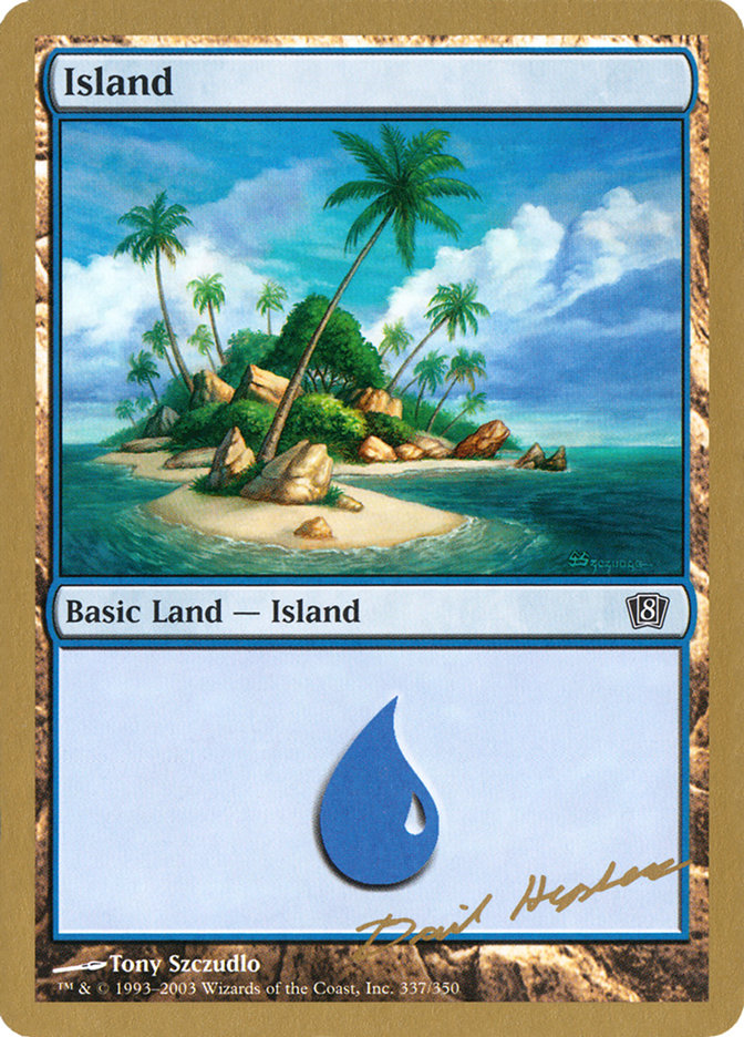 Island (dh337) (Dave Humpherys) [World Championship Decks 2003] | Shuffle n Cut Hobbies & Games