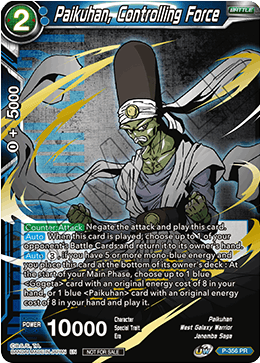 Paikuhan, Controlling Force (Gold Stamped) (P-356) [Tournament Promotion Cards] | Shuffle n Cut Hobbies & Games