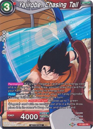 Yajirobe, Chasing Tail (Shop Tournament: Assault of Saiyans) (P-126) [Promotion Cards] | Shuffle n Cut Hobbies & Games