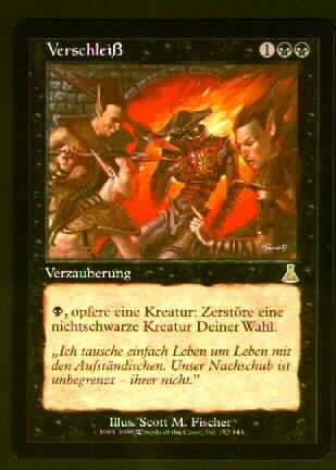 Attrition (GER) [Urza's Destiny] | Shuffle n Cut Hobbies & Games