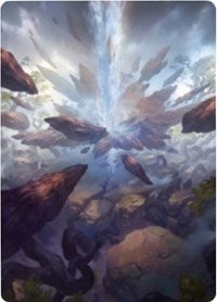 Prismatic Vista Art Card [Zendikar Rising Art Series] | Shuffle n Cut Hobbies & Games