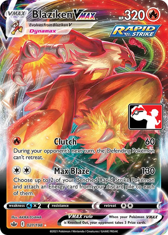 Blaziken VMAX (021/198) [Prize Pack Series One] | Shuffle n Cut Hobbies & Games