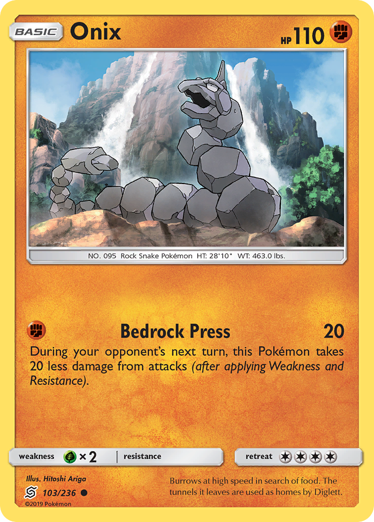 Onix (103/236) [Sun & Moon: Unified Minds] | Shuffle n Cut Hobbies & Games