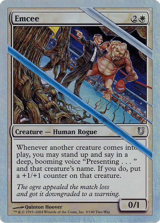 Emcee (Alternate Foil) [Unhinged] | Shuffle n Cut Hobbies & Games