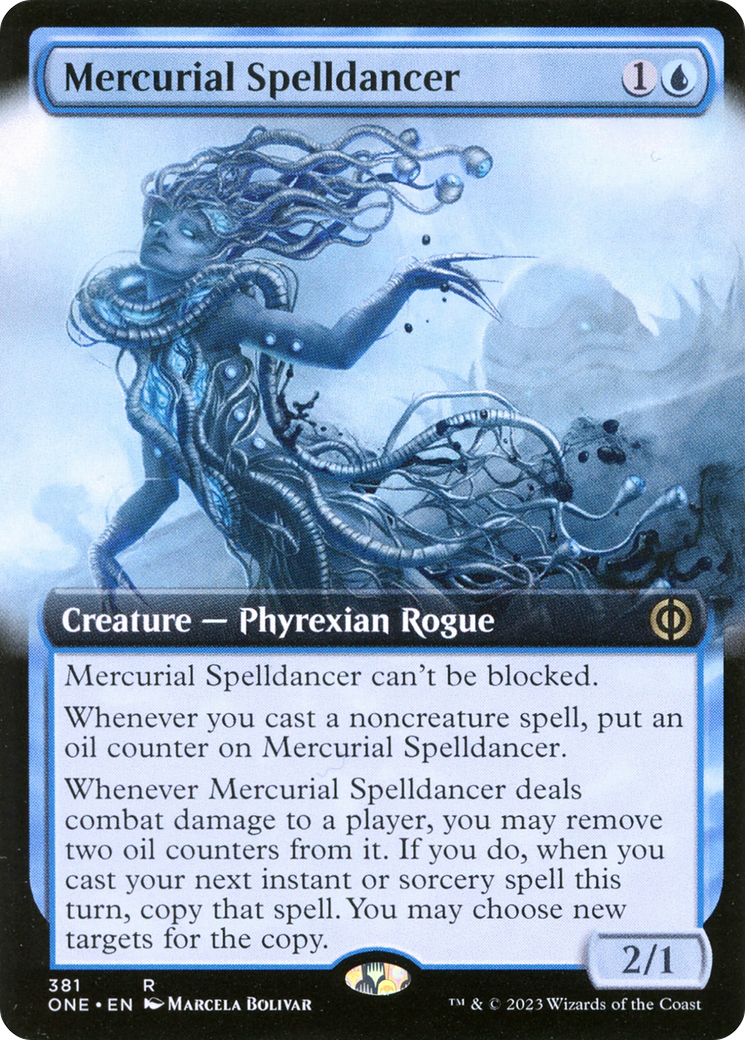 Mercurial Spelldancer (Extended Art) [Phyrexia: All Will Be One] | Shuffle n Cut Hobbies & Games