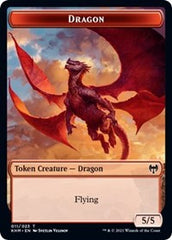 Dragon // Thopter Double-Sided Token [Kaldheim Commander Tokens] | Shuffle n Cut Hobbies & Games