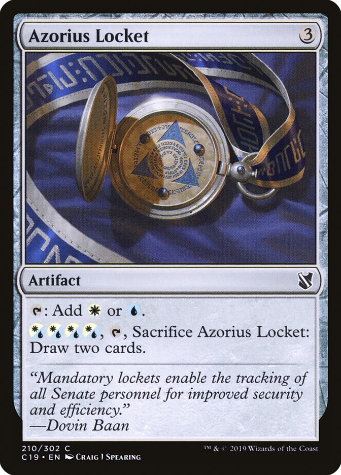 Azorius Locket [Commander 2019] | Shuffle n Cut Hobbies & Games