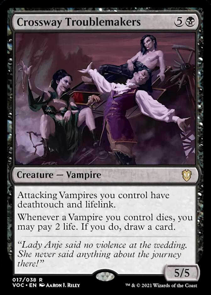 Crossway Troublemakers [Innistrad: Crimson Vow Commander] | Shuffle n Cut Hobbies & Games