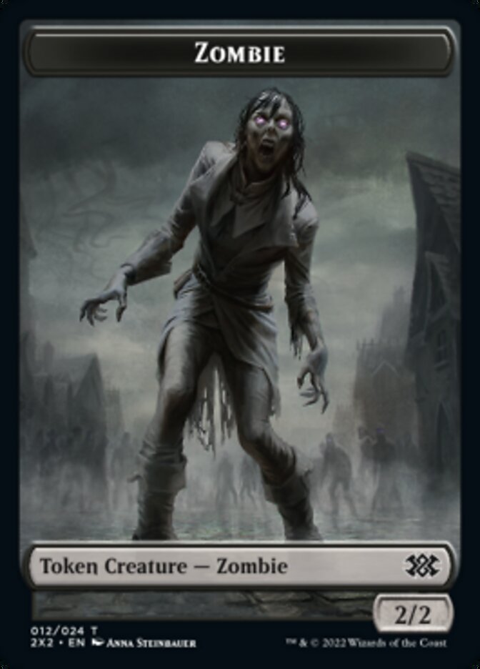 Zombie Token [Double Masters 2022 Tokens] | Shuffle n Cut Hobbies & Games