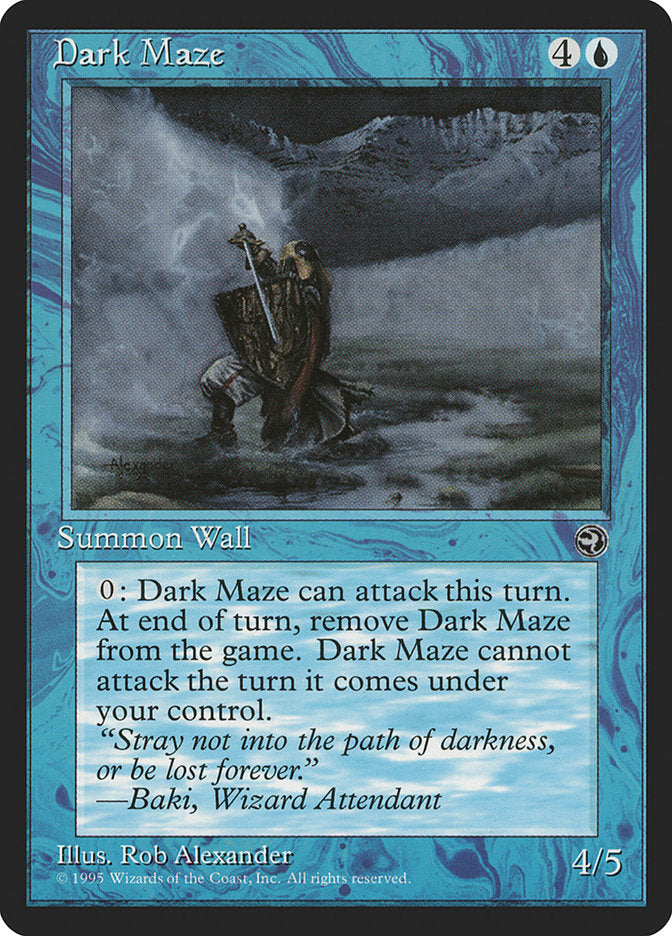 Dark Maze (Baki Flavor Text) [Homelands] | Shuffle n Cut Hobbies & Games