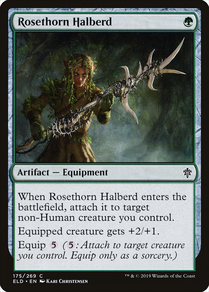 Rosethorn Halberd [Throne of Eldraine] | Shuffle n Cut Hobbies & Games