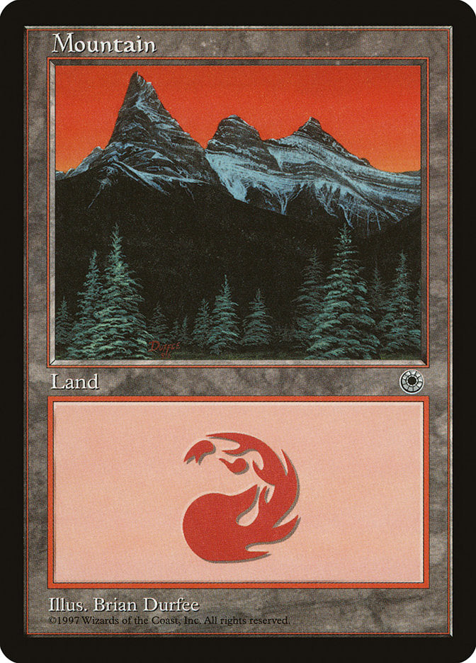 Mountain (9/6 Signature / Tallest Peak Left) [Portal] | Shuffle n Cut Hobbies & Games