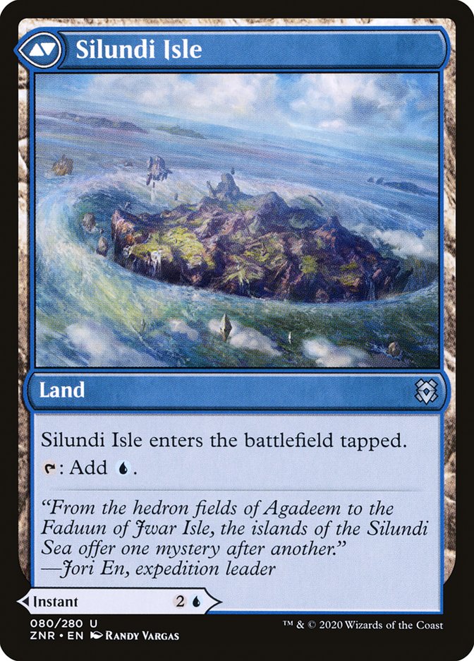 Silundi Vision // Silundi Isle [Zendikar Rising] | Shuffle n Cut Hobbies & Games