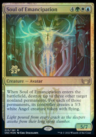 Soul of Emancipation [Streets of New Capenna Prerelease Promos] | Shuffle n Cut Hobbies & Games