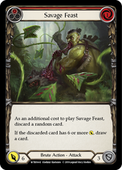 Savage Feast (Red) [WTR014-R] Alpha Print Rainbow Foil | Shuffle n Cut Hobbies & Games